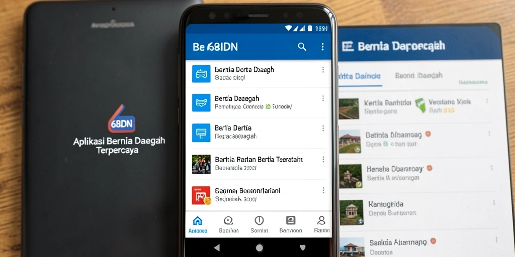 Tampilan antarmuka aplikasi 68IDN yang informatif dan menarik.