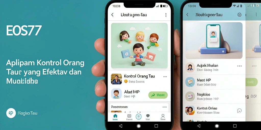 Antarmuka EOS77 menampilkan kontrol orang tua yang intuitif dan mudah digunakan.
