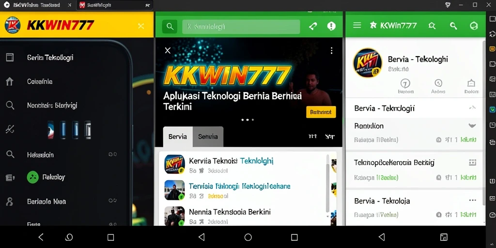 Antarmuka modern dan intuitif dari KKWIN777 untuk berita teknologi.