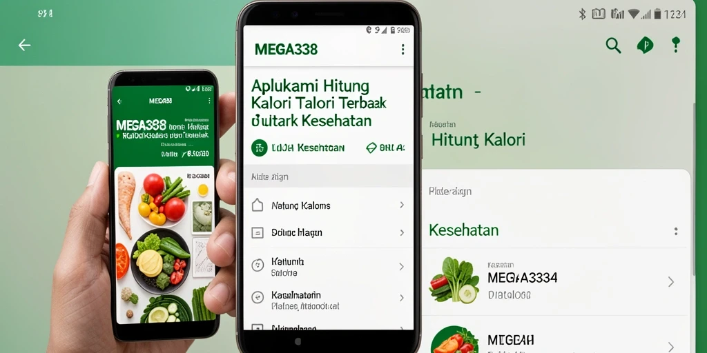 Antarmuka MEGA338 yang ramah pengguna untuk menghitung kalori.