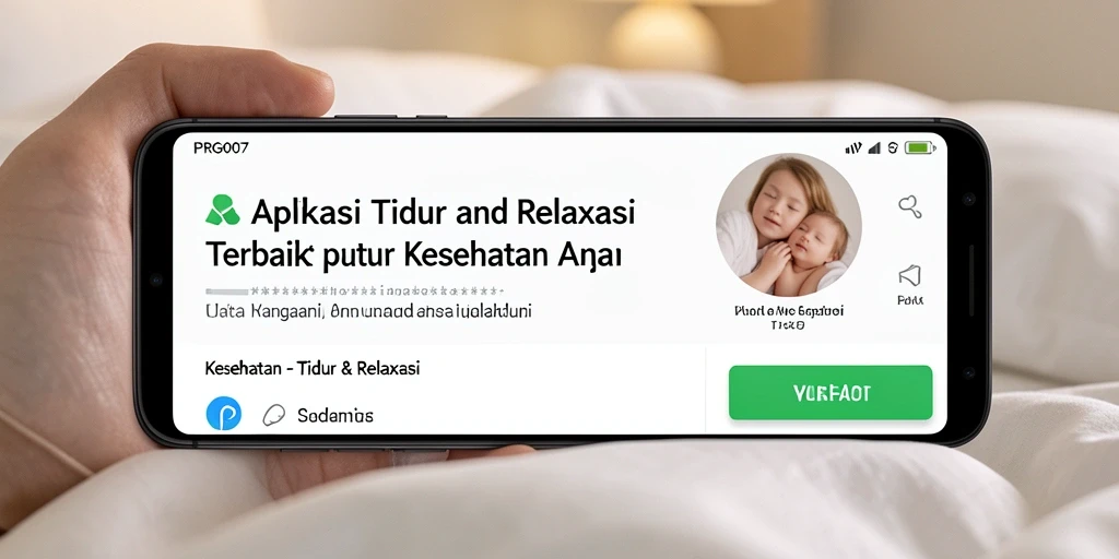 Tampilan antarmuka PRG007 yang memudahkan pengguna untuk relaksasi.